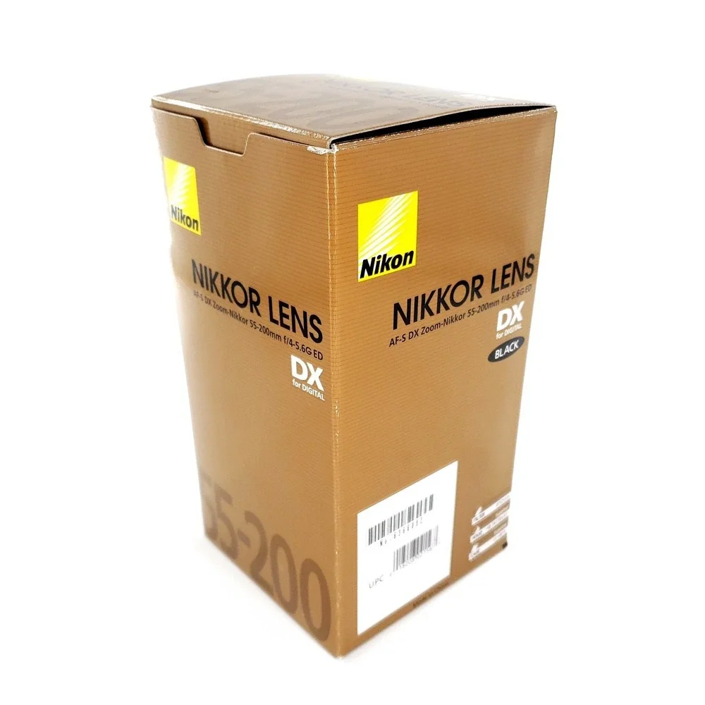 Nikon Nikkor AF-S DX 55-200mm f/4.0-5.6 G ED Lens Black Brand New